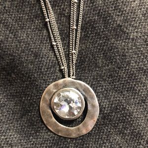 Circle Jeweled Necklace